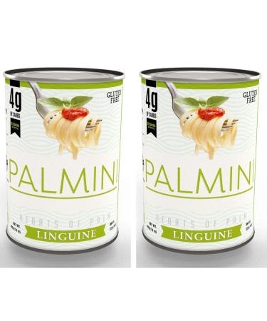 Palmini Low Carb Pasta 4g of Carbs As Seen On Shark Tank 14 Oz. Can ( Pack of 2)