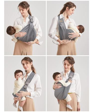 Buy Mumgaroo Baby Carrier - Multifunctional Newborn Carrier for Babies 0-36 Months | Comfort & Convenience in Gray - Buy Online on SooperMarket.com