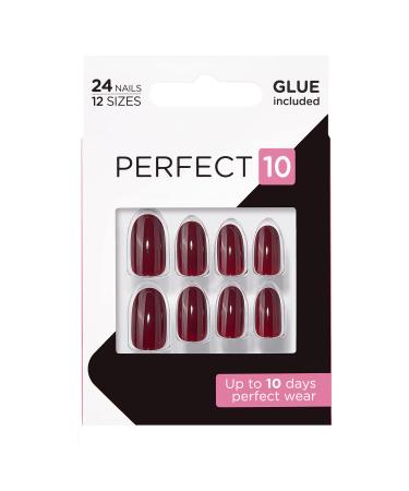 Elegant Touch Perfect 10 Garnet False Nail