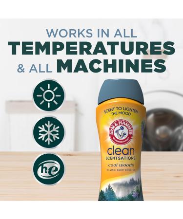 Shop Arm & Hammer In-Wash Scent Booster - Cool Woods 24oz | Enhance Your Laundry with Long-Lasting Freshness | International Shipping Available - Buy Online on SooperMarket.com