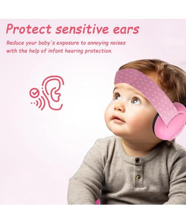 Best Baby Headphones for Noise Protection | Comfortable Hearing Protection for Children (0+ years) in Pink - Buy Online on SooperMarket.com