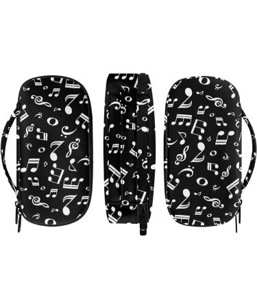 TODIYADDU White Insulin Cooler Case - Music Symbol Design | Diabetes Medication Organizer Bag with Handle for Daily Life and Travel - Buy Online on SooperMarket.com