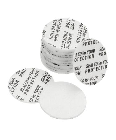PATIKIL 18mm/0.71" Foam Lid Liner 100 Pack PS Foam Resistant Tamper Pressure Sensitive Seal for Bottle Cap Liners Seals