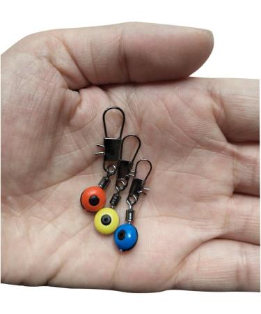 Fishing Line Sinker Slides Float Connector Rolling Swivels with Snaps 60pcs/box - Red/Yellow/Blue - Buy Online on SooperMarket.com