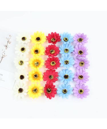 inSowni 25 Pack Hawaiian Wedding Sunflower Daisy Alligator Hair Clips for Women and Girls - Buy Online on SooperMarket.com