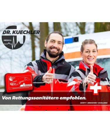 Dr.Kuechler Medical Motor Pocket - Complete DIN 13164 First Aid Set STVO Compliant for Cars - 2024 Quality Standards - Buy Online on SooperMarket.com