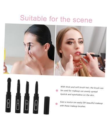 Shop NOLITOY 4 in 1 Makeup Brush Kit - Travel-Friendly Cosmetic Brushes for Women - Eyeliner & Eyebrow Brushes - Buy Online on SooperMarket.com