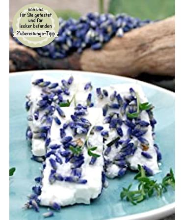 Dried Organic Lavender Flowers in Glass | Premium Aroma-Intensive Small Tea Gift | Eco-Friendly & Plastic-Free Packaging - Buy Online on SooperMarket.com