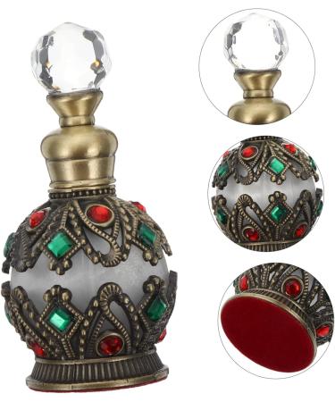 PLAFOPE Essential Oil Bottle Travel Container Diamond Inlaid Bottle Mini Perfume Bottle Toiletry Containers Refillable Perfume Bottle Diamond Inlaid Perfume Holder Perfumes Alloy - Buy Online on SooperMarket.com