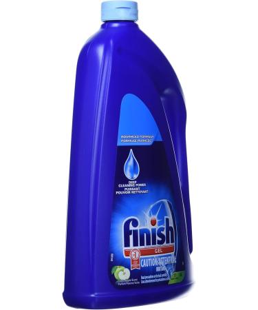 Finish Gel Dishwasher Detergent 2 in 1 Green Apple 1.6L Green Apple 1.6 l (Pack of 1) - Buy Online on SooperMarket.com