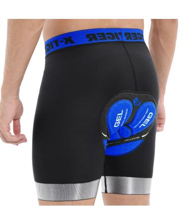 X-tiger bike underpants men bicycle pants men cyclists with 5d padded bike underpants MTB underwear bike short pants 3xl 37803