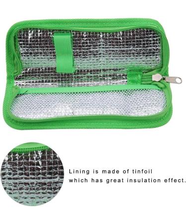 Portable Insulin Cooler Bag for Diabetes - Reusable Lightweight Cooling Bag (Green) - Buy Online on SooperMarket.com