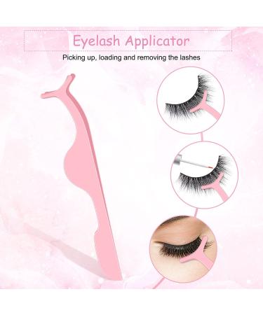 175 Piece Lash Packaging Wholesale Kit with Empty Boxes, Trays, Tweezers, and Brushes - Pink - Buy Online on SooperMarket.com