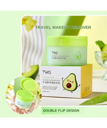 Avocado Clean Makeup Remover & Cleansing Balm 100g Avocado Cleanser To Remove Makeup Facial Cleanser For Sensitive Skin Deep Cleansing Makeup Remover Balm For Foundation Clean And Clear Cleanser - Buy Online on SooperMarket.com