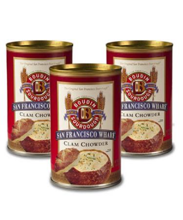 San Francisco Boudin Clam Chowder Soup -3 pack