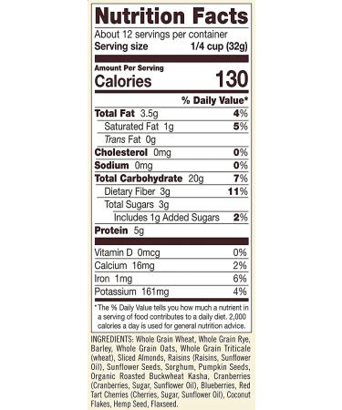 Bob's Red Mill Fruit & Seed Muesli - 2 Pack (14oz each) - Healthy Breakfast Cereal - Buy Online on SooperMarket.com