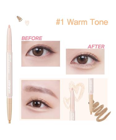 COLORGRAM Bottom-Eyelid Make Up Eye Shadow Liner - 3 Colors for AEGYO-SAL Maker | True Beauty K-Drama Makeup | Rich Cream Formula for Intense & Long-Lasting Color - Buy Online on SooperMarket.com