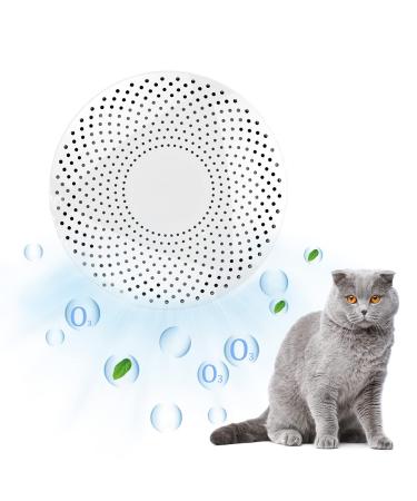 Mknzome cat litter deodorizer intelligent odor eliminator for litter box 99% deodorization mini pet smell geniuses air purifier for cat toilets bathroom toilet and small surfaces#10 010