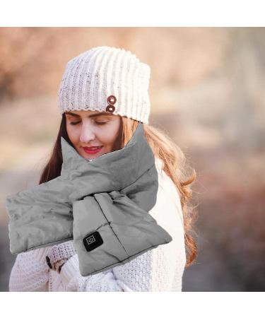 Trisar Heating Scarf - Adjustable Easy to Clean Electric Heating Scarf for Comfortable Office Use - Gray - Buy Online on SooperMarket.com