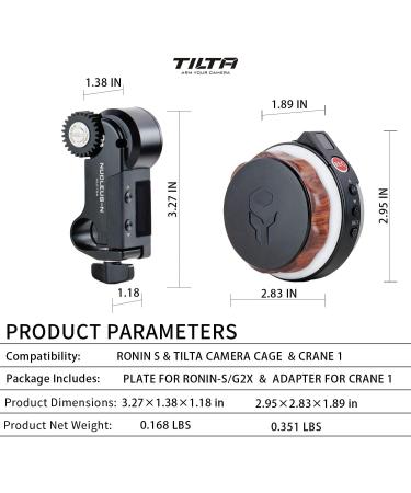 Tiltamax Nucleus-Nano Wireless Lens Control System | Wireless Focus and Zoom Control for DSLR and Cine-Style Lenses | Compatible with Ronin S - Buy Online on SooperMarket.com