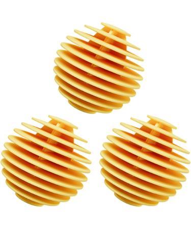 Washing Machine Balls Soft Washing Balls 3 Pcs Machine Ball Softener Tpr Reusable Laundry Balls Quick Drying Washing Balls Deep Cleaning Machine Balls Laundry Softener Balls Yellow - Buy Online on SooperMarket.com