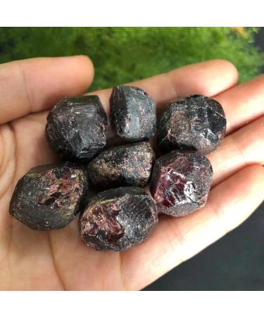 Natural Rough Garnet Crystal Stone Raw Semiprecious Tumbled Stone NaturalReiki Decoration PEIQIYIN Home Goods (Size : 500g) - Buy Online on SooperMarket.com