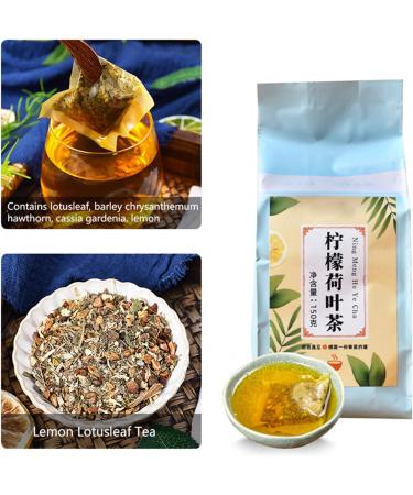 30 Packs 150G Lemon Lotusleaf Tea Strong Fragrance Fruity Aroma Sweet Sour Taste Independent Pouches Easy To Carry Around Herbal Tea Suitable for Gifts for Family and Friends - Buy Online on SooperMarket.com