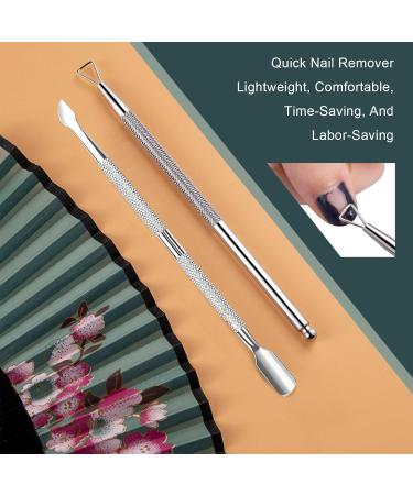 Cuticle Pusher Professional Cuticle Pusher Nail Pusher Kit Stainless Steel Cuticle Pusher Cuticle Pusher Set Stainless Steel Ingrown Toenails Set 2 Pieces - Buy Online on SooperMarket.com
