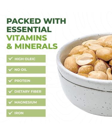 Beyond Nature Dry Roasted Chopped Peanuts - Vacuum Sealed, Non GMO, Granulated, Low Carb, Gluten Free, Keto Friendly & Vegan Snack - 1 LB - Buy Online on SooperMarket.com