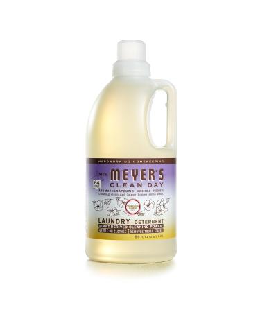 MRS. MEYER'S CLEAN DAY Liquid Laundry Detergent Biodegradable Formula Infused with Essential Oils Compassion Flower 64 oz (64 Loads)