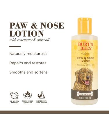 Burt's Bees for Dogs Natural Paw & Nose Lotion 2 Pack | Soothing & Moisturizing Formula with Rosemary & Olive Oil | Cruelty-Free, Sulfate & Paraben-Free | pH Balanced for Dogs | Made in USA - Buy Online on SooperMarket.com