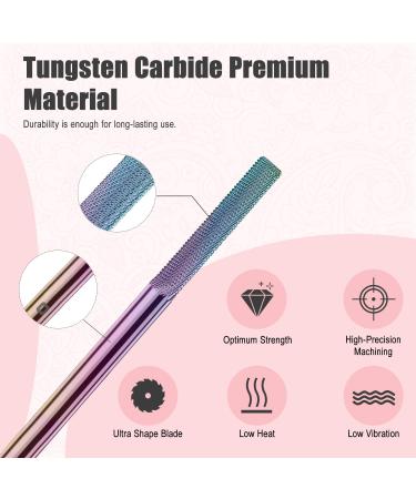 Depvko Nature Nail Buffer Bit - 3/32 Professional Cuticle Remover & Safety Carbide Drill for At-Home Manicures - Two Way Rotate Perfect for Nail Techs - Buy Online on SooperMarket.com