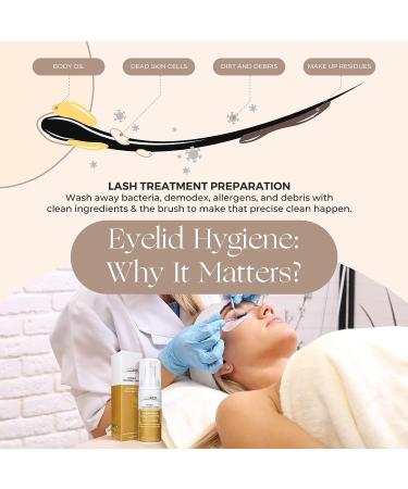 LASHVIEW Eyelash Extension Cleanser 50ml - Gentle Foaming Formula for Home and Salon Use - Buy Online on SooperMarket.com