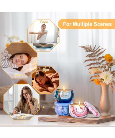 Trulloyoo Fragrance Candles Set - 4 PCs Soy Wax Aromatherapy Candles for Stress Relief | Perfect Gifts for Christmas Birthdays Mother's Day & Valentine's Day - Buy Online on SooperMarket.com