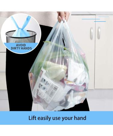 Portable Trash Bags Small Rubbish Bags Colourful Plastic Garbage Bags 5 Rolls/100 Counts - Buy Online on SooperMarket.com