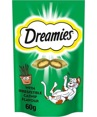 Pulla Dreamies Cat Treats Selection Box Chicken Cheese Salmon Beef Duck Turkey - 6 x 60g Bags - Buy Online on SooperMarket.com