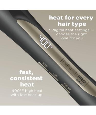 INFINITIPRO BY CONAIR 1-Inch Tourmaline Ceramic Curling Wand - Flawless Waves and Digital Control - Buy Online on SooperMarket.com