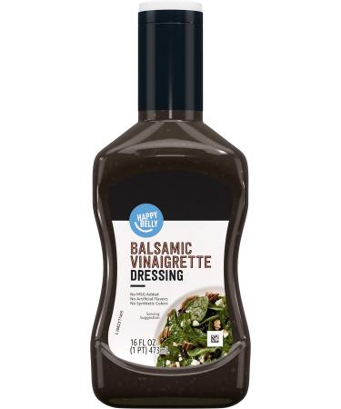 Amazon Brand - Happy Belly Balsamic Vinaigrette Dressing, 16 Fl Oz