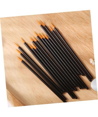 FOYTOKI 100pcs Disposable Eyeliner Brush Lip Gloss Wands Fine Eyeliner Brush Face Makeup Black Plastic - Buy Online on SooperMarket.com