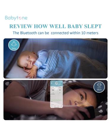 Babytone Baby Sleep Monitor S1: Track Heart Rate, Oxygen Level & Movement | Wearable Foot Monitor with Bluetooth | Free APP | 0-36 Months Infant's Sleep - Buy Online on SooperMarket.com