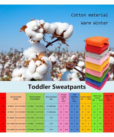 CuteOn Unisex Kids Elastic Waist Cotton Warm Trousers | 1 Year | Dark Blue - Buy Online on SooperMarket.com
