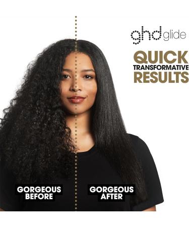 GHD Glide Hot Brush - Ceramic Technology with Ioniser, 185 C Optimum Temp for Frizz-Free Styling - Black - Buy Online on SooperMarket.com
