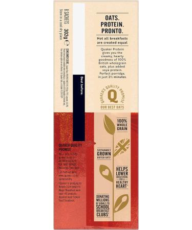 Quaker Oat So Simple Protein Original Porridge 8 x 37.7g - Pack of 1 - Buy Online on SooperMarket.com