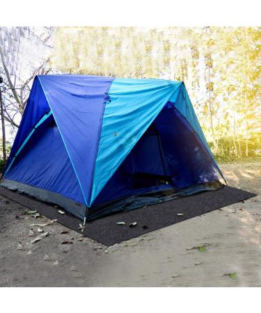 Camping Tent Carpet Mat,Large Waterproof Outdoor Picnic BlanketBacking Prevents Liquid Penetration,Soft Material, Multi Use Outdoor Blanket,Handy Mat with Strap,Washable (6' x 9')