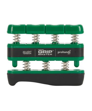 PROHANDS Gripmaster Hand Exerciser Finger Exerciser (Hand Grip Strengthener) Spring-Loaded Finger-Piston System Isolate & Exercise Each Finger 1.5 XX Light - 1.5lb