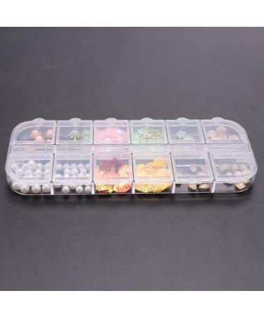Lanlousy 3D Shape New Nail Clear Nail Pearl Diy Nail Art Decorations Rhinestone Manicure Tools 13# - Buy Online on SooperMarket.com