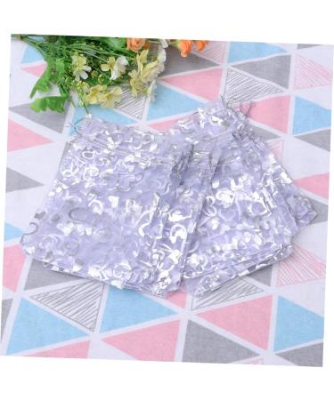 Anneome 100pcs Wedding Candy Pouch Mini Party Bags Packing Bag Bride Christmas Chocolate Candies 7X9cm Silver - Buy Online on SooperMarket.com