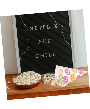 Didiseaon 200 Pcs Popcorn Bag Snack Bags for Kids Clear Treat Bags Snack Food Gifts Goodie Bag Favors Cookies Bags Party Mini Gift Bag Candy Treat Bag Mini Bag Packing Bag Paper Cone Child - Buy Online on SooperMarket.com