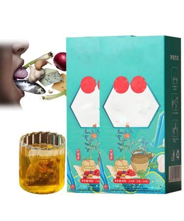 18 Flavors of Liver Protection Tea Chinese Nourishing Liver Tea Nourish The Liver and Protect The Liver Everyday Nourishing Liver Tea Daily Liver Nourishing Tea for All People (2Box (60Bag))