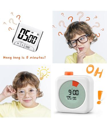 EooCoo Visueller Timer - White | International Shipping Available - Perfect for Home & Office Use - Buy Online on SooperMarket.com